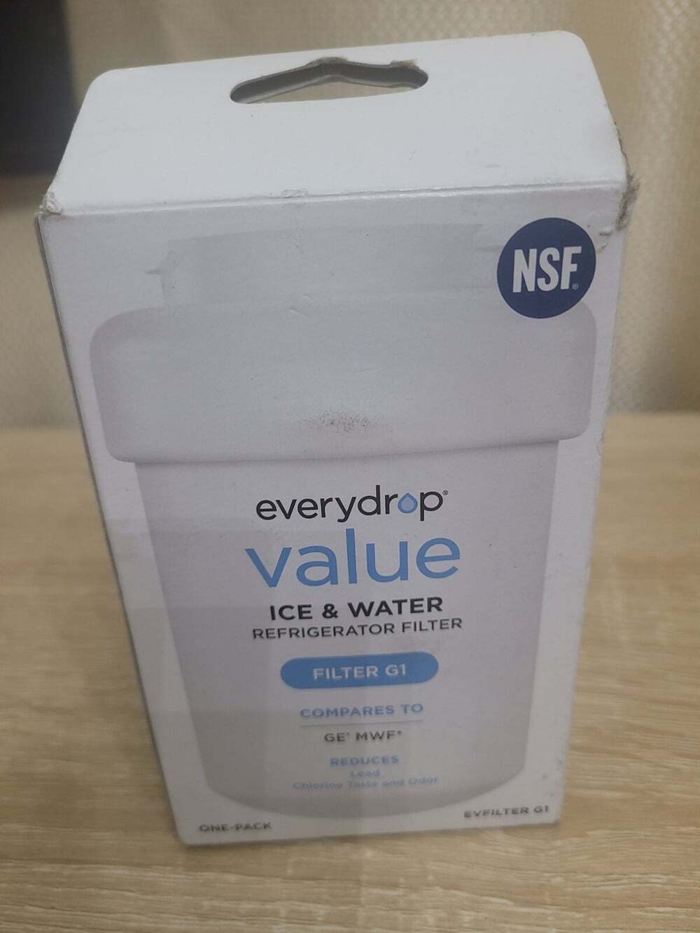 Everydrop Value Ice & Water Refrigerator Filter G1 Reduces Lead EVFILTER G1 New